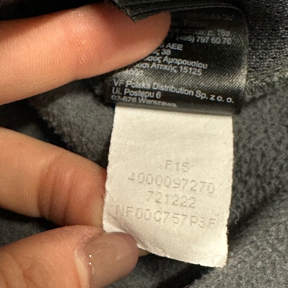 The North Face Jacket Mens L Gray Windwall Fleece Lined Full Zip Outdoor - Picture 10 of 11